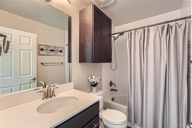 12770 Tamarac St, Thornton, CO 80602 - bathroom featuring vanity and shower / bath combo with shower curtain