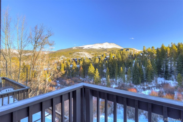 965 Four Oclock Rd, Breckenridge, CO 80424 - view of mountain backdrop with a heavily wooded area