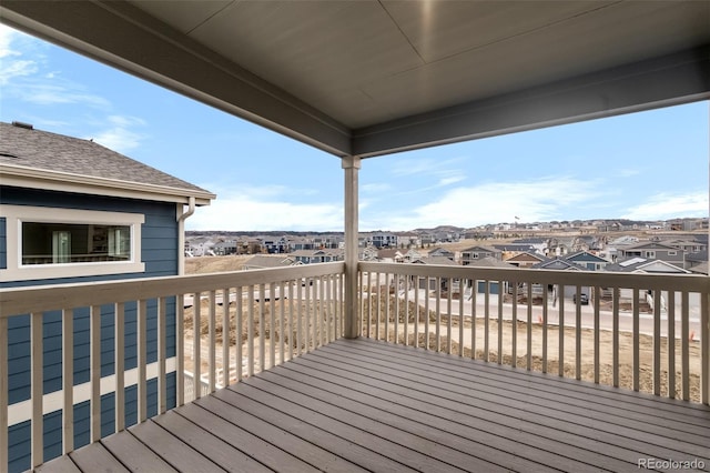 4543 Cholla Trl, Castle Rock, CO 80104 - deck featuring a residential view