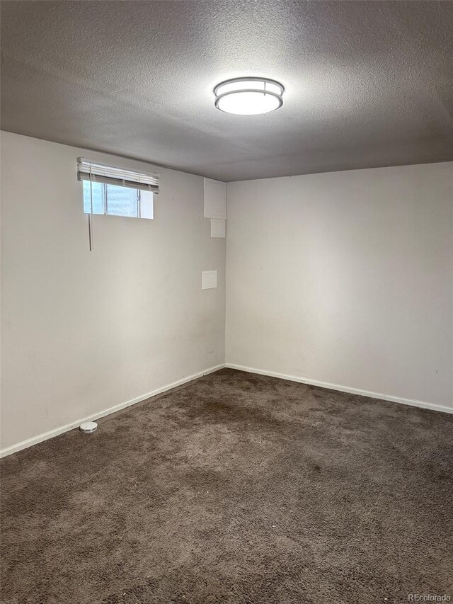2513 S Crystal St, Aurora, CO 80014 - carpeted spare room featuring a textured ceiling and baseboards