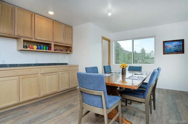 18340 S Lake Rd, Buena Vista, CO 81211 - dining area with light wood finished floors and recessed lighting