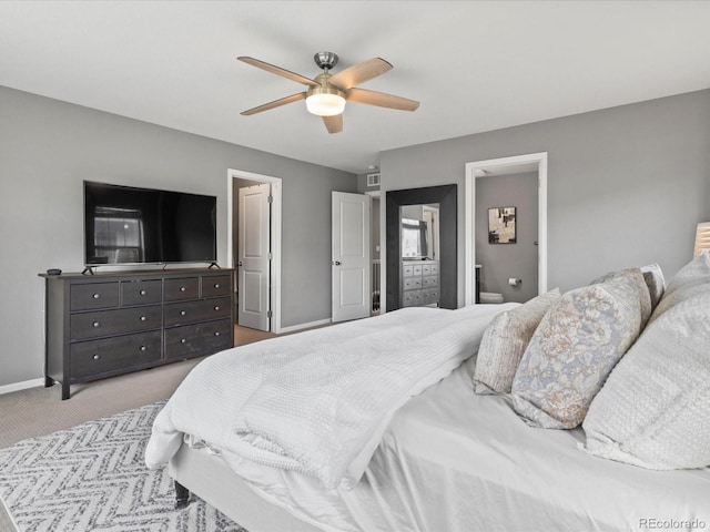 5716 Boston Ct, Denver, CO 80238 - bedroom with carpet, baseboards, and ceiling fan