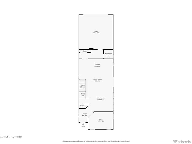 5716 Boston Ct, Denver, CO 80238 - property floor plan