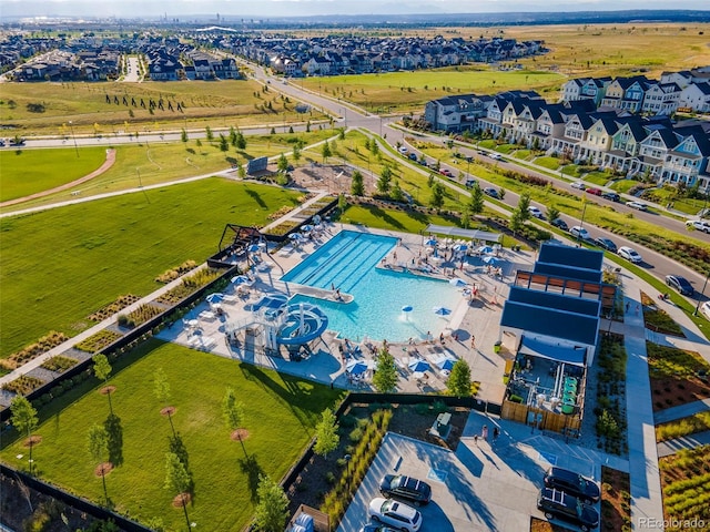 5716 Boston Ct, Denver, CO 80238 - bird's eye view of a pool area