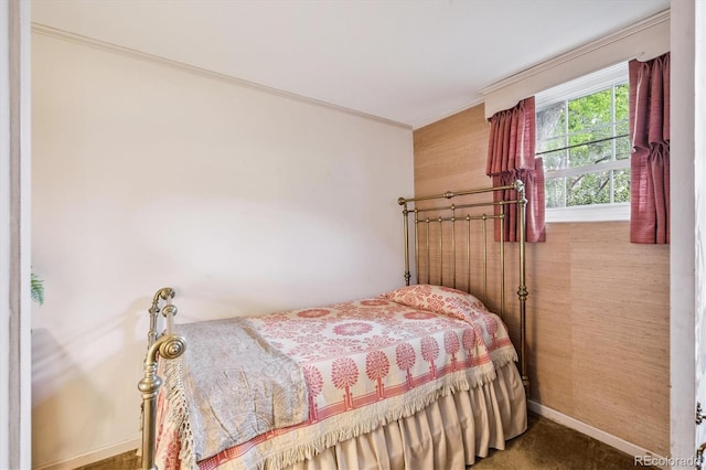3225 S Race St, Englewood, CO 80113 - carpeted bedroom with crown molding and baseboards