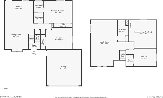 6040 W 75th Dr, Arvada, CO 80003 - view of room layout