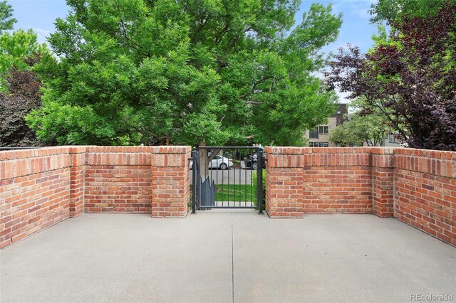 538 Cook St, Denver, CO 80206 - view of patio featuring a gate