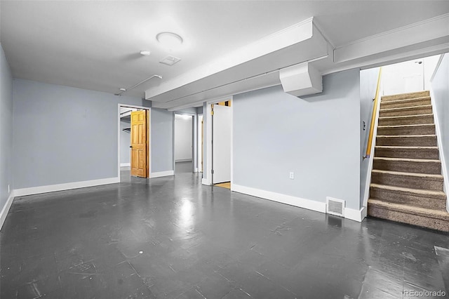 920 Emerson Cir, Northglenn, CO 80233 - finished below grade area featuring baseboards and stairway