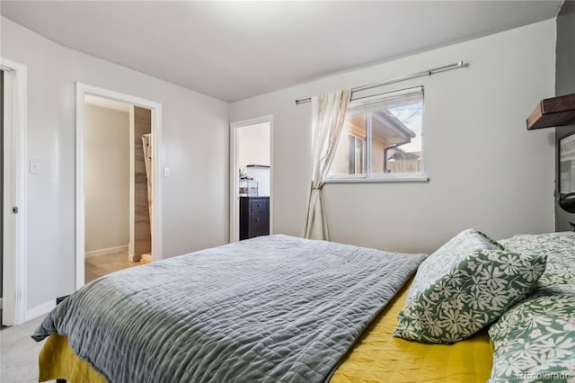 bedroom featuring carpet floors