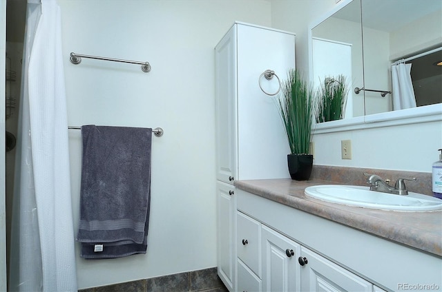 30600 County Road 371, Buena Vista, CO 81211 - bathroom with vanity and a shower with curtain