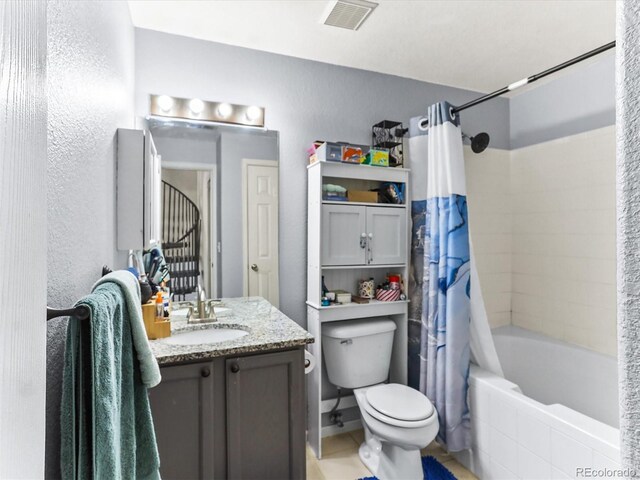 8361 S Upham Way Unit 209, Littleton, CO 80128 - full bath with toilet, vanity, and shower / bathtub combination with curtain