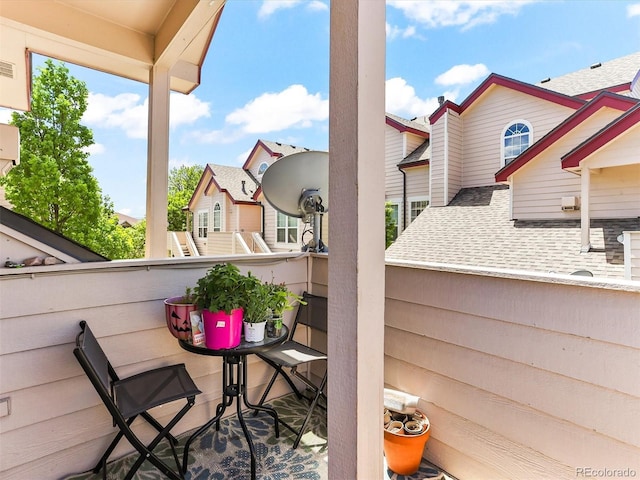 8361 S Upham Way Unit 209, Littleton, CO 80128 - balcony featuring a residential view