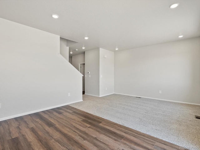 544 97th Ave, Greeley, CO 80634 - empty room with recessed lighting and wood finished floors