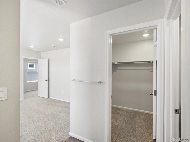 544 97th Ave, Greeley, CO 80634 - hallway with carpet floors and recessed lighting