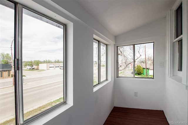 299 4th Ave, Limon, CO 80828 - unfurnished sunroom featuring plenty of natural light and lofted ceiling