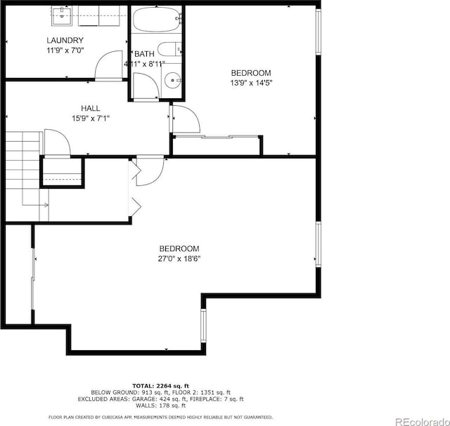 4565 E Mexico Ave Unit 3, Denver, CO 80222 - view of room layout