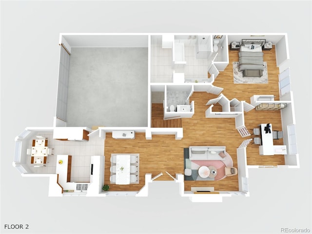 4565 E Mexico Ave Unit 3, Denver, CO 80222 - view of room layout