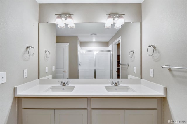 9910 Biscay St, Commerce City, CO 80022 - full bath featuring a shower stall and double vanity