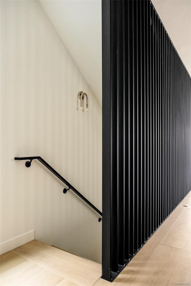view of staircase