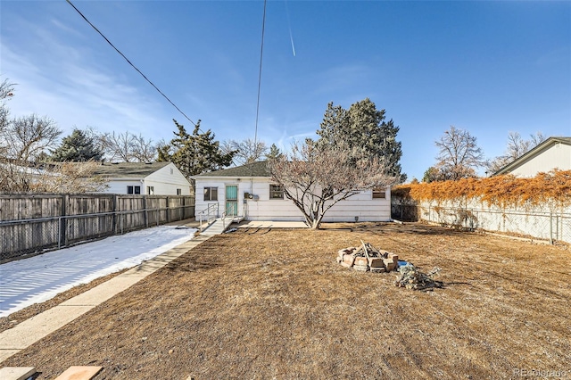 view of rear view of house