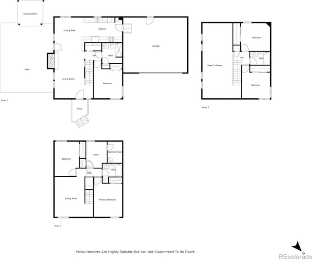 1345 Leslie Cir, Woodland Park, CO 80863 - view of property floor plan