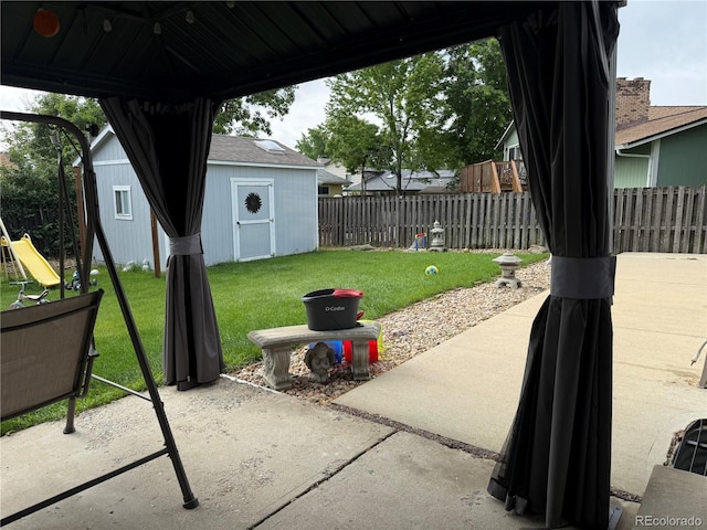 7132 Xavier Way, Westminster, CO 80030 - view of patio / terrace with an outbuilding