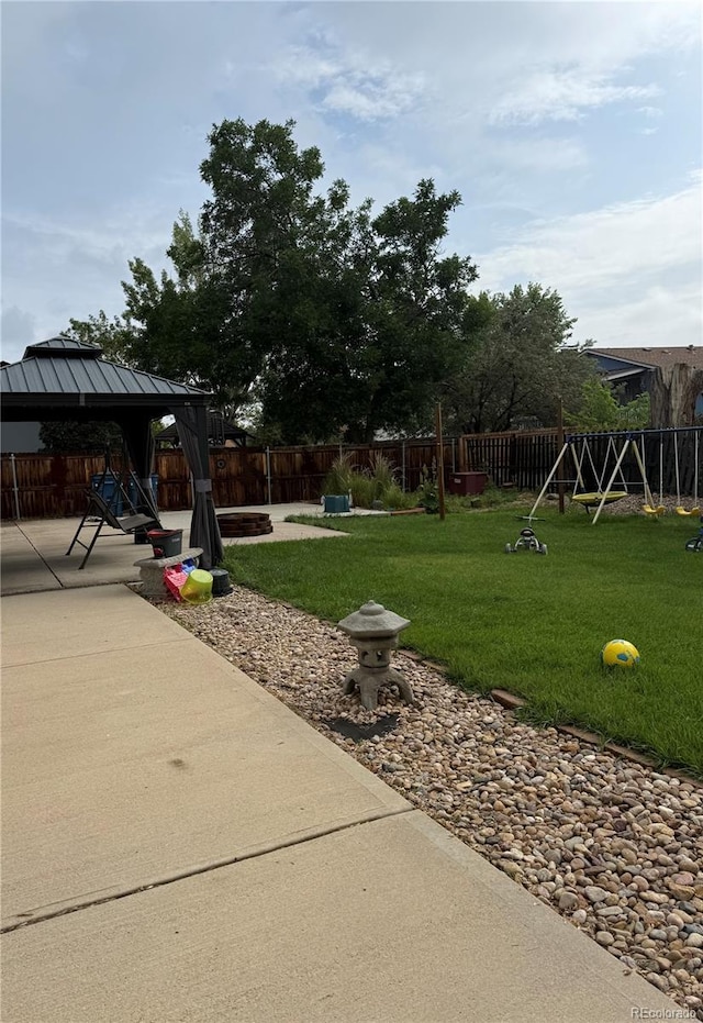 7132 Xavier Way, Westminster, CO 80030 - view of yard featuring a gazebo and a patio area