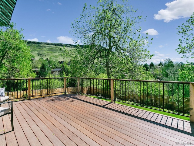 207 Iowa Dr, Golden, CO 80403 - view of wooden terrace