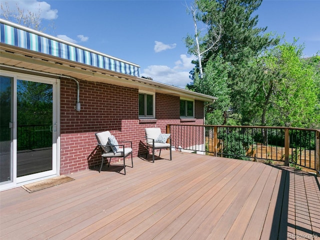 207 Iowa Dr, Golden, CO 80403 - view of wooden terrace