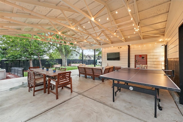 6830 Lamar St, Arvada, CO 80003 - view of patio featuring outdoor dining space and outdoor lounge area