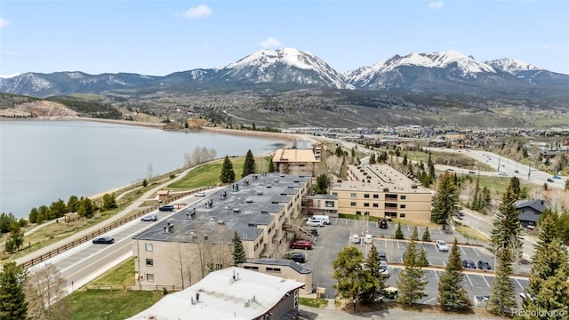 311 W La Bonte St Unit 306, Dillon, CO 80435 - aerial view of a water and mountain view