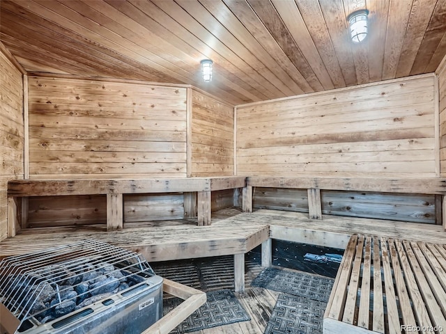 1302 S Parker Rd Unit 127, Denver, CO 80231 - relaxing sauna with wood ceiling and wooden walls