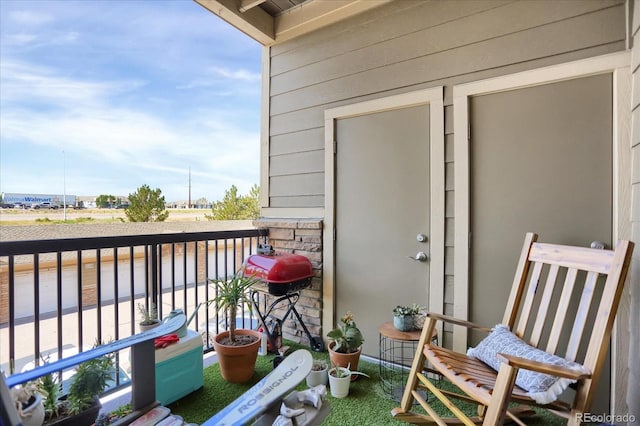 9227 Rolling Way Unit 201, Parker, CO 80134 - balcony featuring a grill