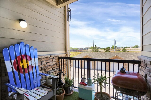 9227 Rolling Way Unit 201, Parker, CO 80134 - balcony featuring area for grilling
