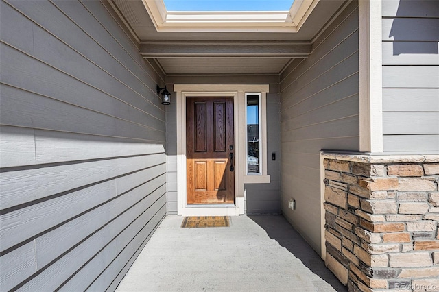 view of entrance to property