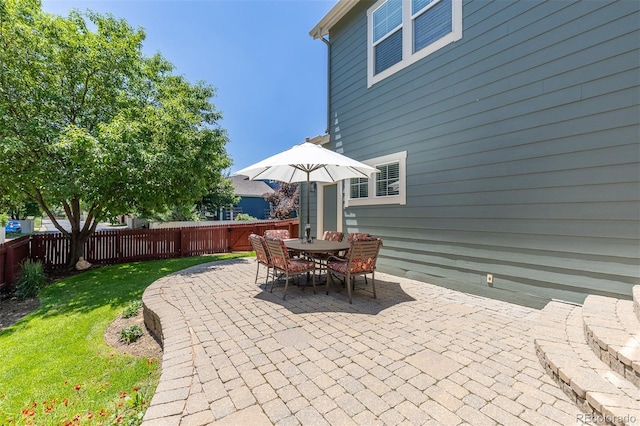 2488 Lake Vista Dr, Broomfield, CO 80023 - view of patio / terrace with outdoor dining area