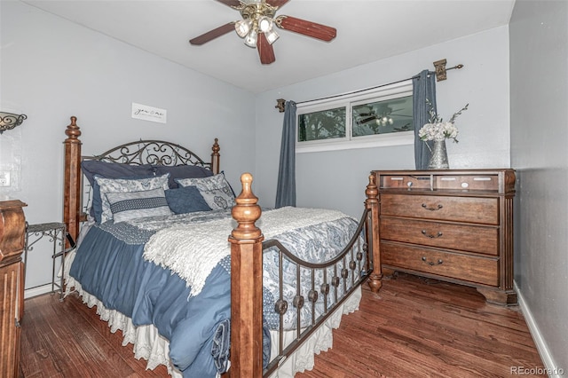 10478 Ogden St, Northglenn, CO 80233 - bedroom with wood finished floors and a ceiling fan