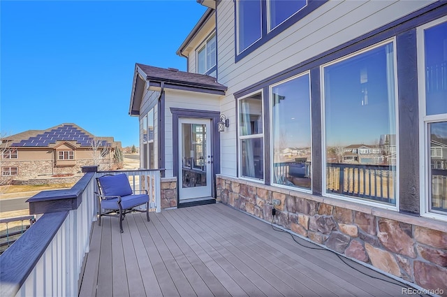 8726 Gardenia Cir, Arvada, CO 80005 - view of wooden deck