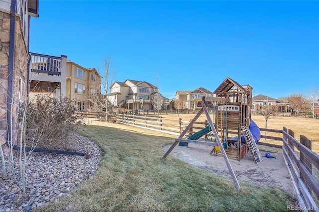 8726 Gardenia Cir, Arvada, CO 80005 - view of playground with a residential view