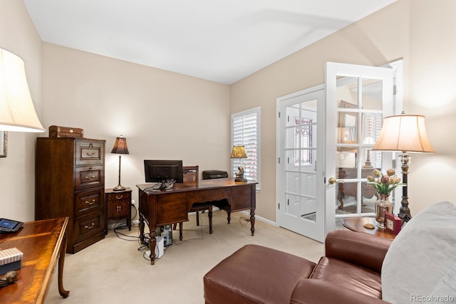 6772 Tiger Tooth, Littleton, CO 80124 - office with light carpet and french doors