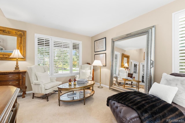 6772 Tiger Tooth, Littleton, CO 80124 - living room featuring carpet and baseboards