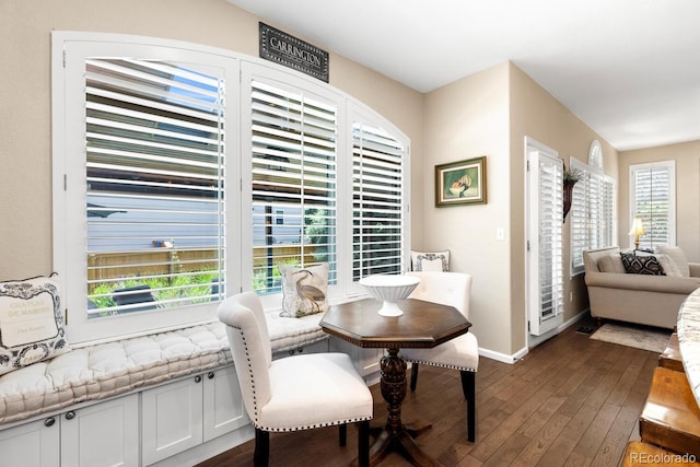 6772 Tiger Tooth, Littleton, CO 80124 - dining space with dark wood finished floors