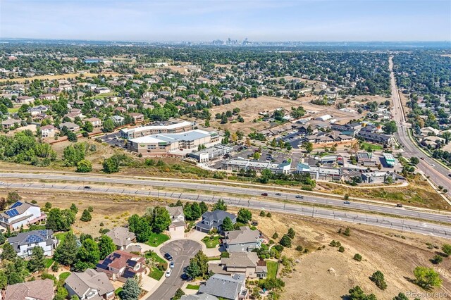 drone / aerial view featuring a residential view