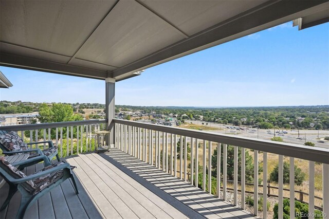 view of deck