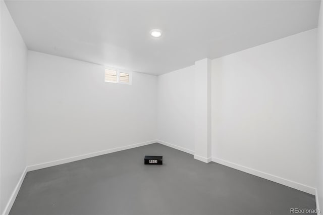 4901 W 11th Ave, Denver, CO 80204 - below grade area with baseboards and recessed lighting