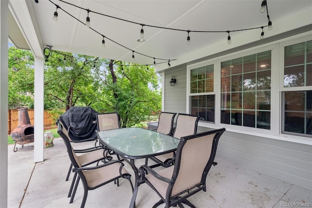 3566 E Meadow Creek Pl, Highlands Ranch, CO 80126 - view of patio with outdoor dining space