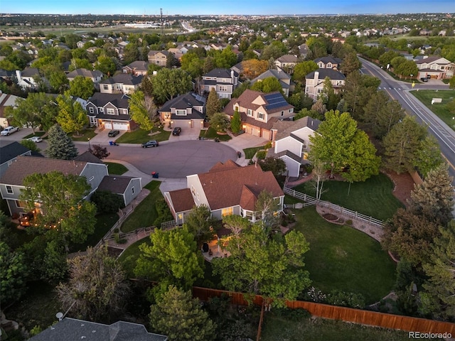 3566 E Meadow Creek Pl, Highlands Ranch, CO 80126 - aerial view of property's location with nearby suburban area