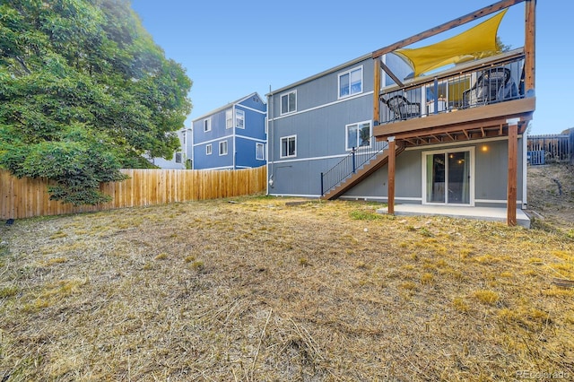 12476 W Prentice Pl, Littleton, CO 80127 - rear view of house featuring stairs and a deck