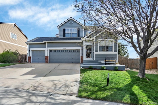 11575 Wilson Cir, Parker, CO 80134 - traditional home featuring concrete driveway and brick siding