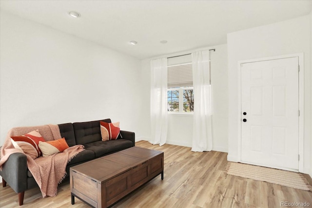 11575 Wilson Cir, Parker, CO 80134 - living room featuring light wood finished floors and baseboards